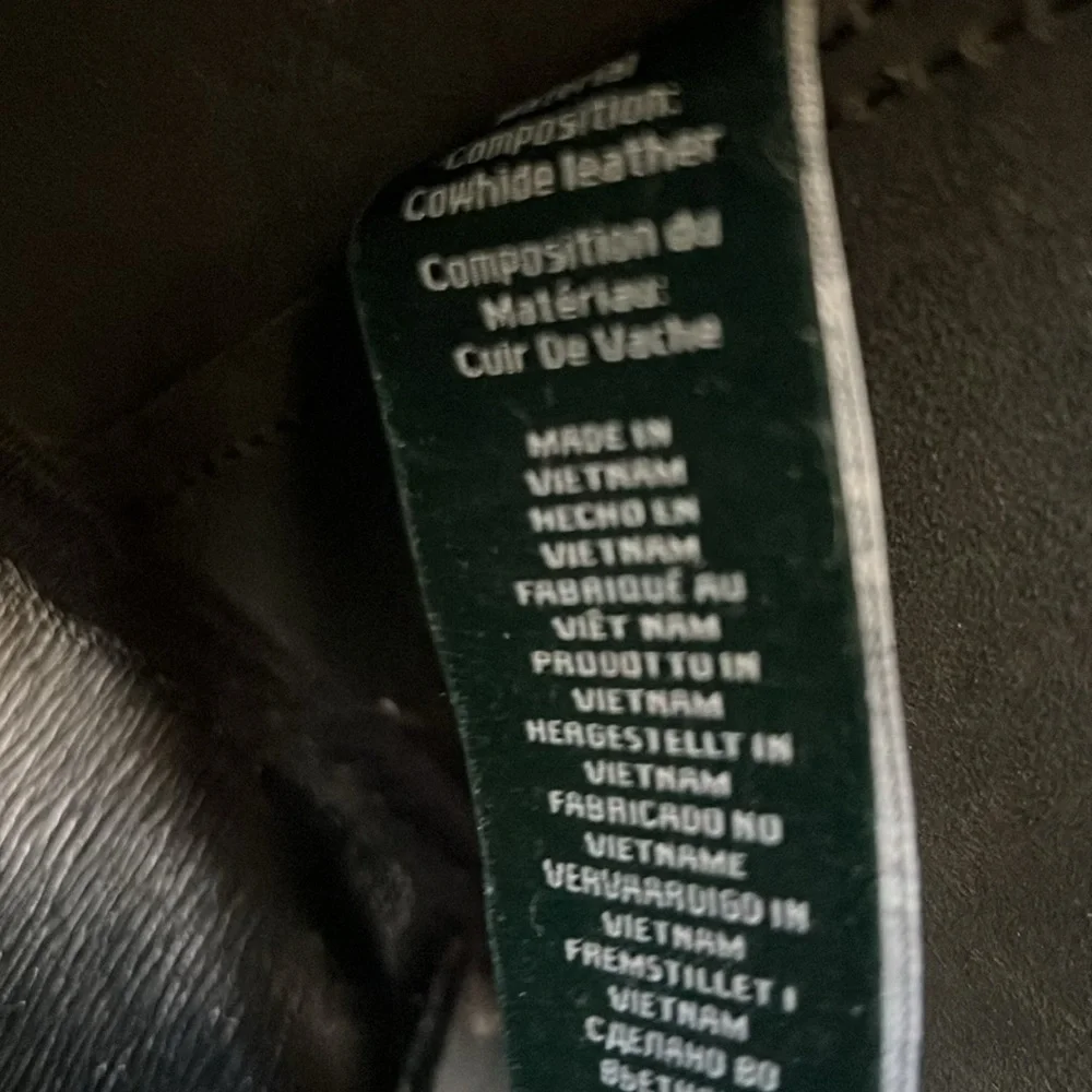 Ralph Lauren, black, leather hobo purse with 2 handles - Picture 7 of 10